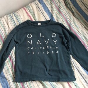 Teal Old Navy Crew Neck (Girls)